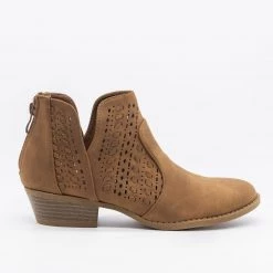 Top Moda Newest Arrivals Woven Laser-Cut Ankle Booties FINAL SALE 14 Top Moda Newest Arrivals Woven Laser-Cut Ankle Booties FINAL SALE