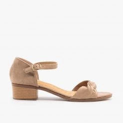 Weeboo Woven Strap Low Block Heels