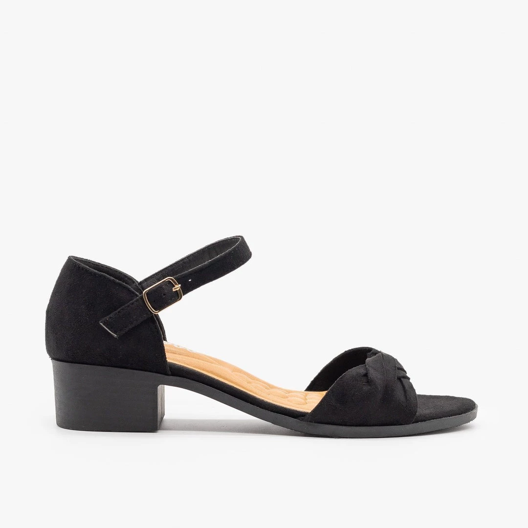 Weeboo Woven Strap Low Block Heels 8 Weeboo Woven Strap Low Block Heels