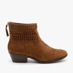 Soda Shoes Woven Western Booties