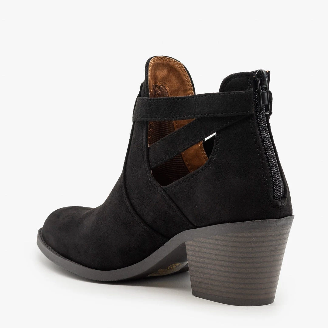 Soda Shoes Newest Arrivals Wrap Around Ankle Strap Booties 8 Soda Shoes Newest Arrivals Wrap Around Ankle Strap Booties