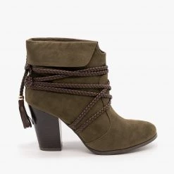 Yoki Wrap-Around Braid Bootie Newest Arrivals