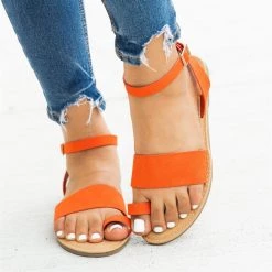 Bamboo Shoes Newest Arrivals Wraparound Ankle Strap Toe Sandals