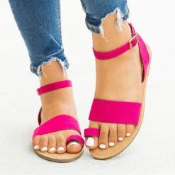 Bamboo Shoes Newest Arrivals Wraparound Ankle Strap Toe Sandals