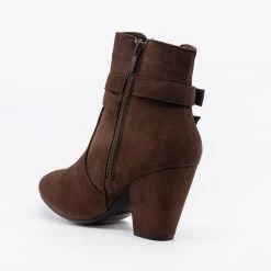 Forever Newest Arrivals Wraparound Belt Buckle Fashion Booties