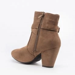 Forever Newest Arrivals Wraparound Belt Buckle Fashion Booties