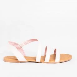 Soho Girls Newest Arrivals Wraparound Strap Slingback Sandals