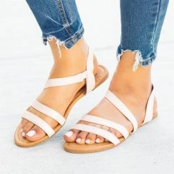 Soho Girls Newest Arrivals Wraparound Strap Slingback Sandals