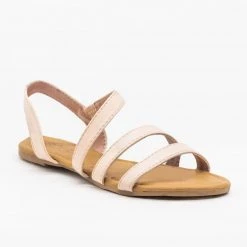 Soho Girls Newest Arrivals Wraparound Strap Slingback Sandals
