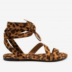 Bamboo Wrapped Strappy Sandals