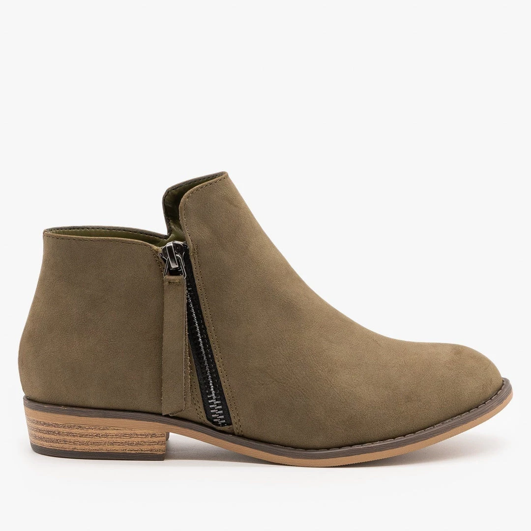 City Classified Shoes Newest Arrivals Zip-up Ankle Booties 1 City Classified Shoes Newest Arrivals Zip-up Ankle Booties