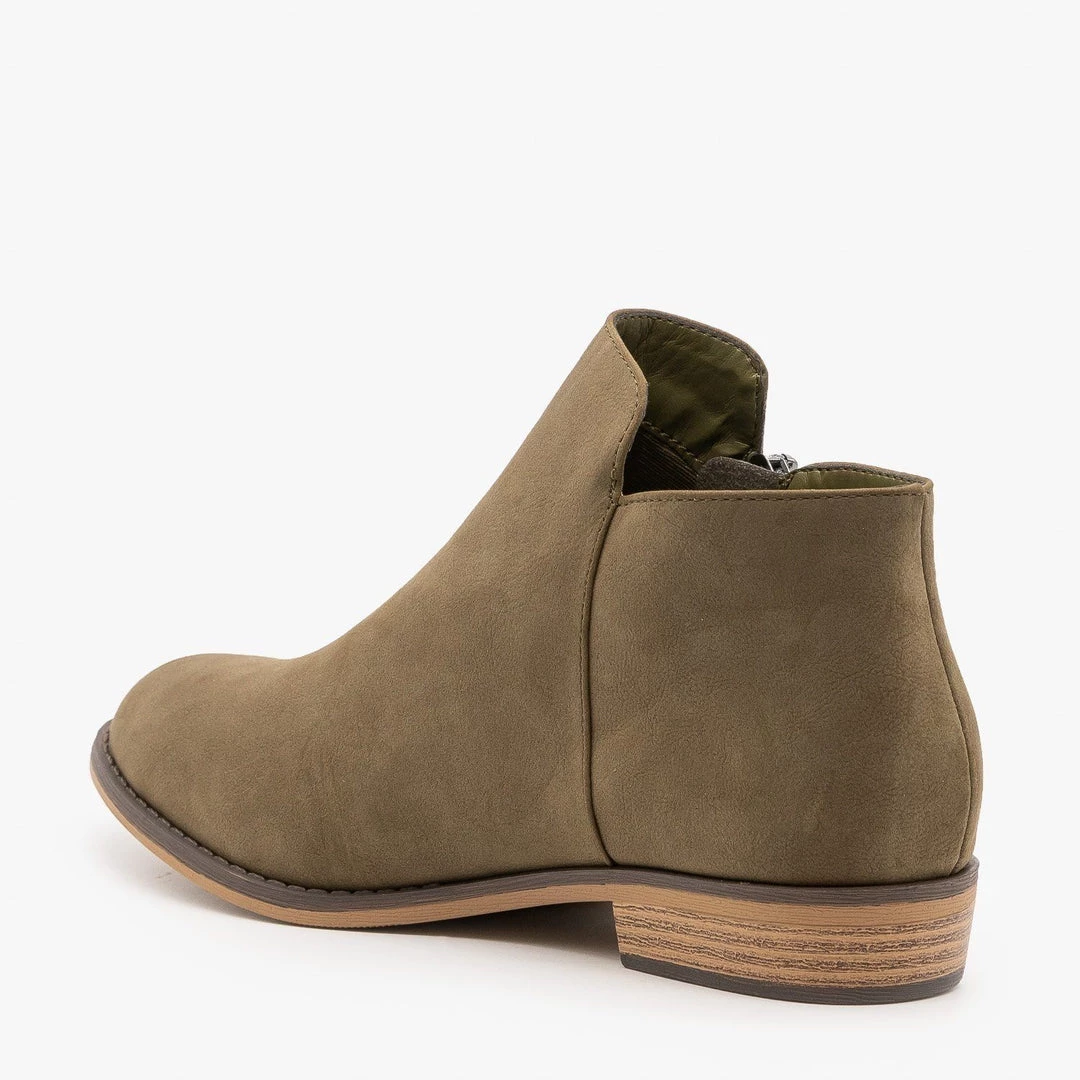 City Classified Shoes Newest Arrivals Zip-up Ankle Booties 2 City Classified Shoes Newest Arrivals Zip-up Ankle Booties