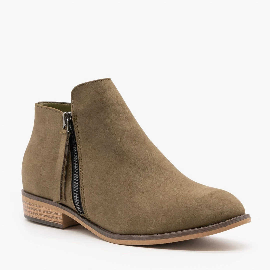 City Classified Shoes Newest Arrivals Zip-up Ankle Booties 3 City Classified Shoes Newest Arrivals Zip-up Ankle Booties