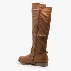 Fashion Focus Newest Arrivals Zipper Accented Riding Boots FINAL SALE