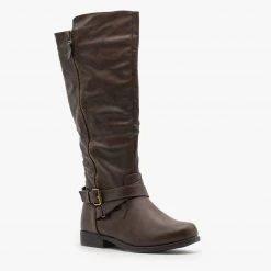 Fashion Focus Newest Arrivals Zipper Accented Riding Boots FINAL SALE