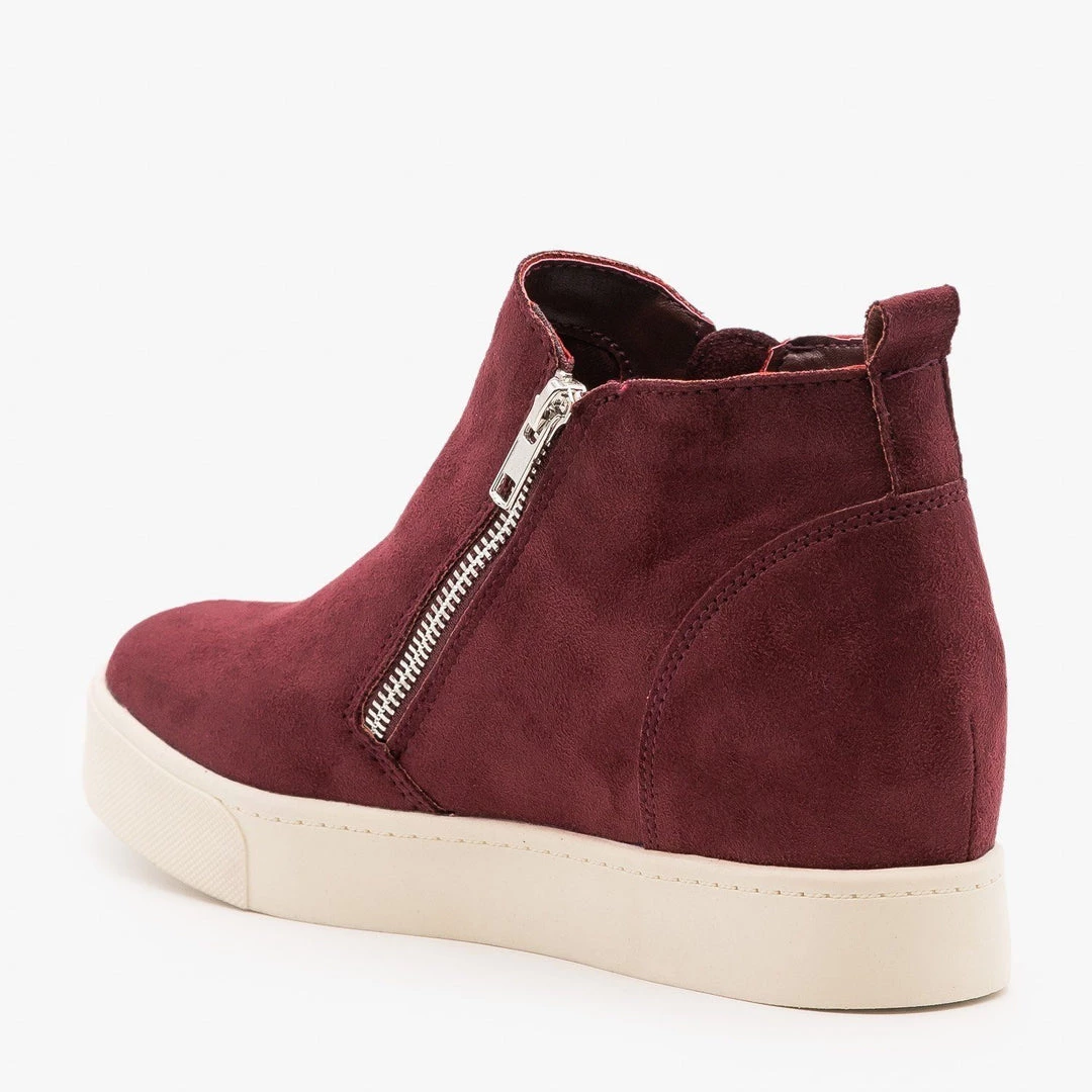 Soda Shoes Newest Arrivals Zippered Ankle Fashion Sneakers 4 Soda Shoes Newest Arrivals Zippered Ankle Fashion Sneakers