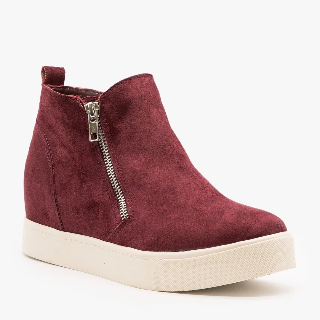 Soda Shoes Newest Arrivals Zippered Ankle Fashion Sneakers 5 Soda Shoes Newest Arrivals Zippered Ankle Fashion Sneakers