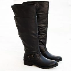 Bamboo Zippered Biker Boot Newest Arrivals