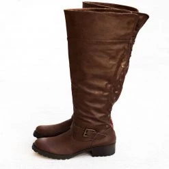 Bamboo Zippered Biker Boot Newest Arrivals