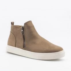 Soho Girls Zippered Fashion Ankle Sneakers FINAL SALE