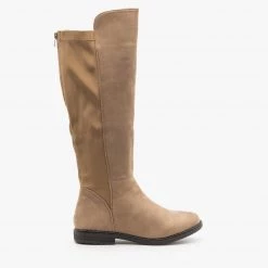 Forever Zippered Nylon Back Riding Boots FINAL SALE