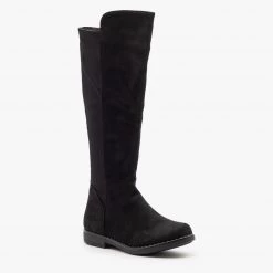 Forever Zippered Nylon Back Riding Boots FINAL SALE