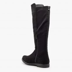 Forever Zippered Nylon Back Riding Boots FINAL SALE