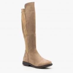 Forever Zippered Nylon Back Riding Boots FINAL SALE