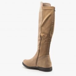 Forever Zippered Nylon Back Riding Boots FINAL SALE