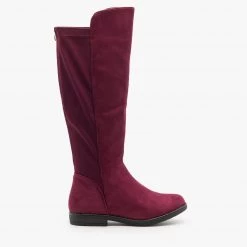 Forever Zippered Nylon Back Riding Boots FINAL SALE